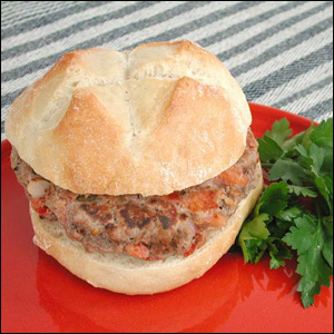 Digital Photograph of a Gourmet Hamburger by Dynamic Digital Advertising