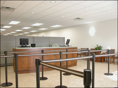 On-Location Digital Photography of Interior of NBA Credit Union by Dynamic Digital Advertising