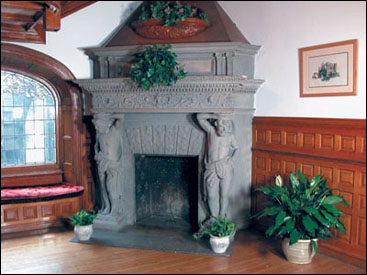 On-Location Professional Photography of a Fireplace by Dynamic Digital Advertising
