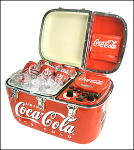 Professional Studio Photography of a Coca-Cola Radio/Cooler by Dynamic Digital Advertising