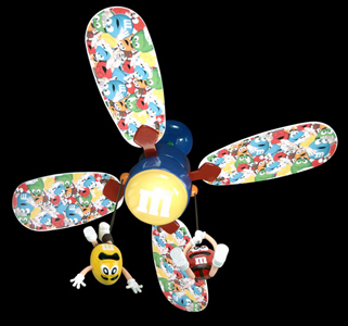 Digital Photography of and M&M Fan by Dynamic Digital Advertising