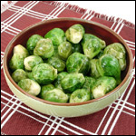Photography Shoot of Brussel Sprouts with Honey Lemon Vinagrette