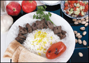 Studio Photography of Middle Eastern Beef Platter