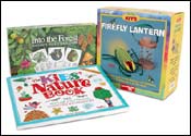 Product Photography of Nature Kit, Game, and Book