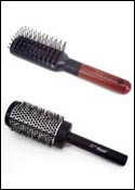 High Resolution Photograph of Hairbrushes