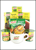 Digital Product Photography of Knorr Soups