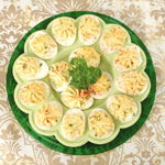 Commerical photography of Deviled Eggs - Food photography
