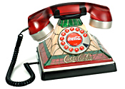 Commerical digital photography of a product coca-cola telephone for Thinkup Creative