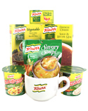 Digital commerical photography of Knorr soups - Product photography