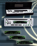 Digital commercial photography of car stereos - Product photography